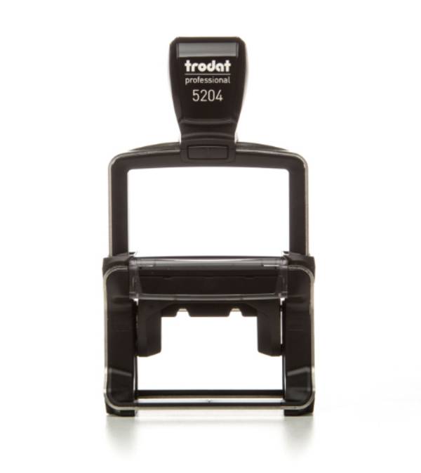 trodat Textstempel 5204 Professional 6-zeilig MIT Gutschein Edelstahl