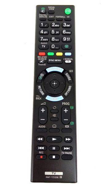 Sony Remote Commander (Gerätespezifische Fernbedienung, Universal Fernbedienung) (RMT-TZ120E) Schwarz-1