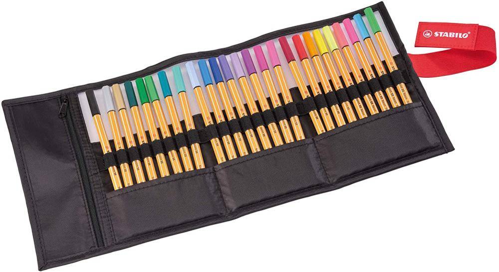STABILO Fineliner point 88, 25er Rollerset ARTY Edition-2