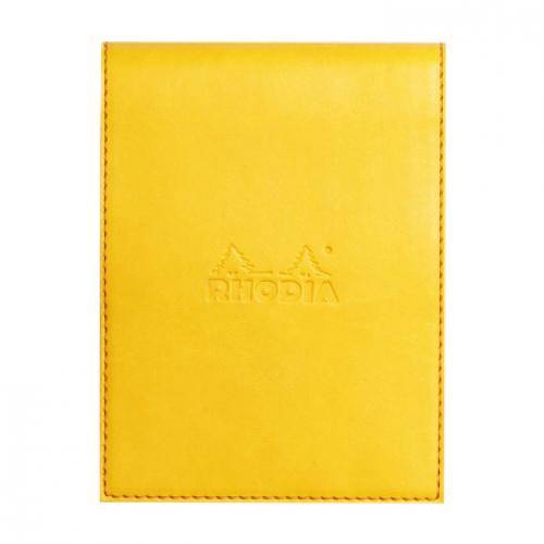 Notizblock Rhodiamrama Nr. 12 9,5x13cm liniert 80g/qm gelb-1