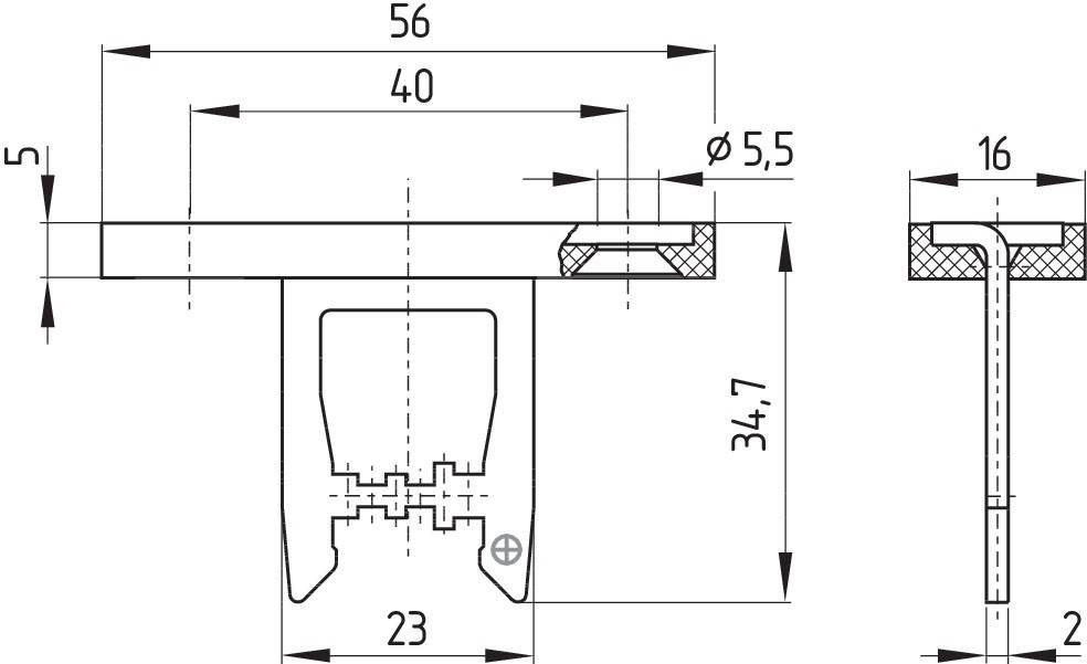 Schmersal AZ 16-12ZIB1-M16 Sicherheitsschalter mit getrenntem Betätiger , P/N: 101150050-2