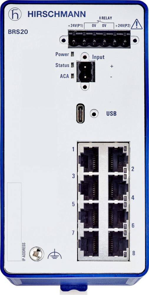 Hirschmann INET Ind.Ethernet Switch BRS20-8TX-EEC-0