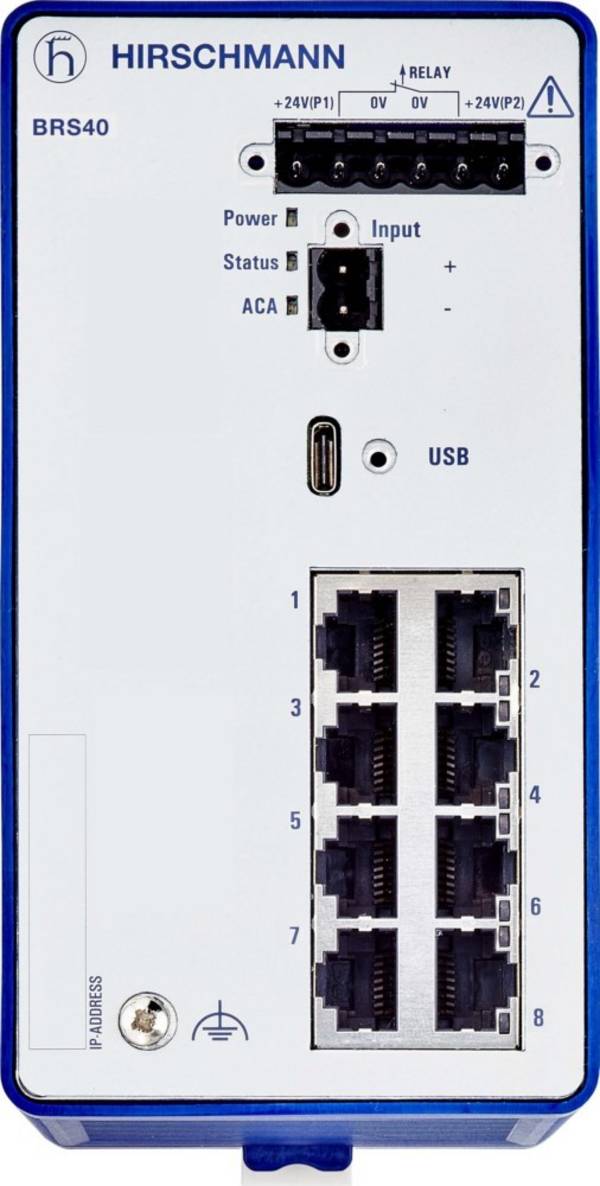 Hirschmann INET Ind.Ethernet Switch BRS40-8TX