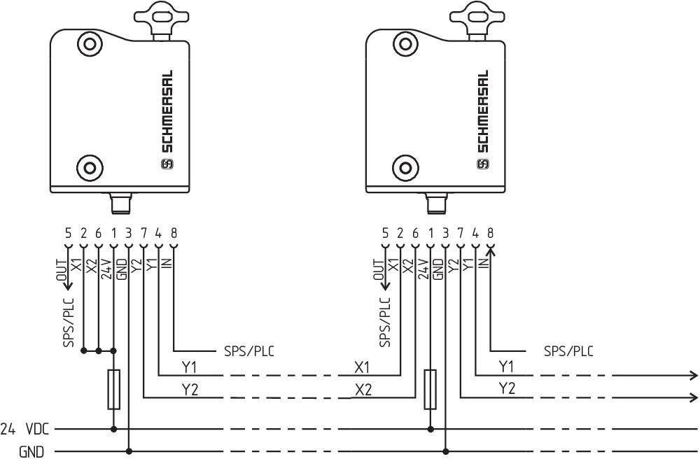 Schmersal AZM300Z-ST-1P2P Sicherheitszuhaltungen , P/N: 103001435-1