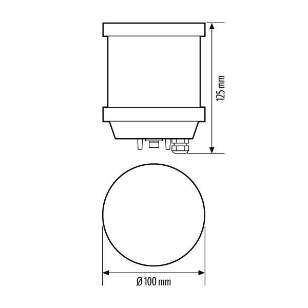 ESYLUX Leuchtenkopf ALVA BL #EL10521805-1