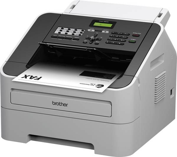 Brother Fax 2840 Laser-Faxgerät Sende- /Empfangsspeicher 400 Seiten