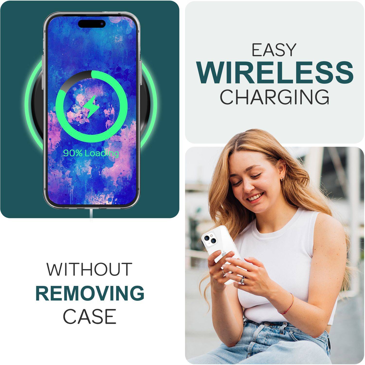 Klare Hülle für iPhone 15 Clear Case Silikon Handyhülle Schutzhülle Tasche Cover-4