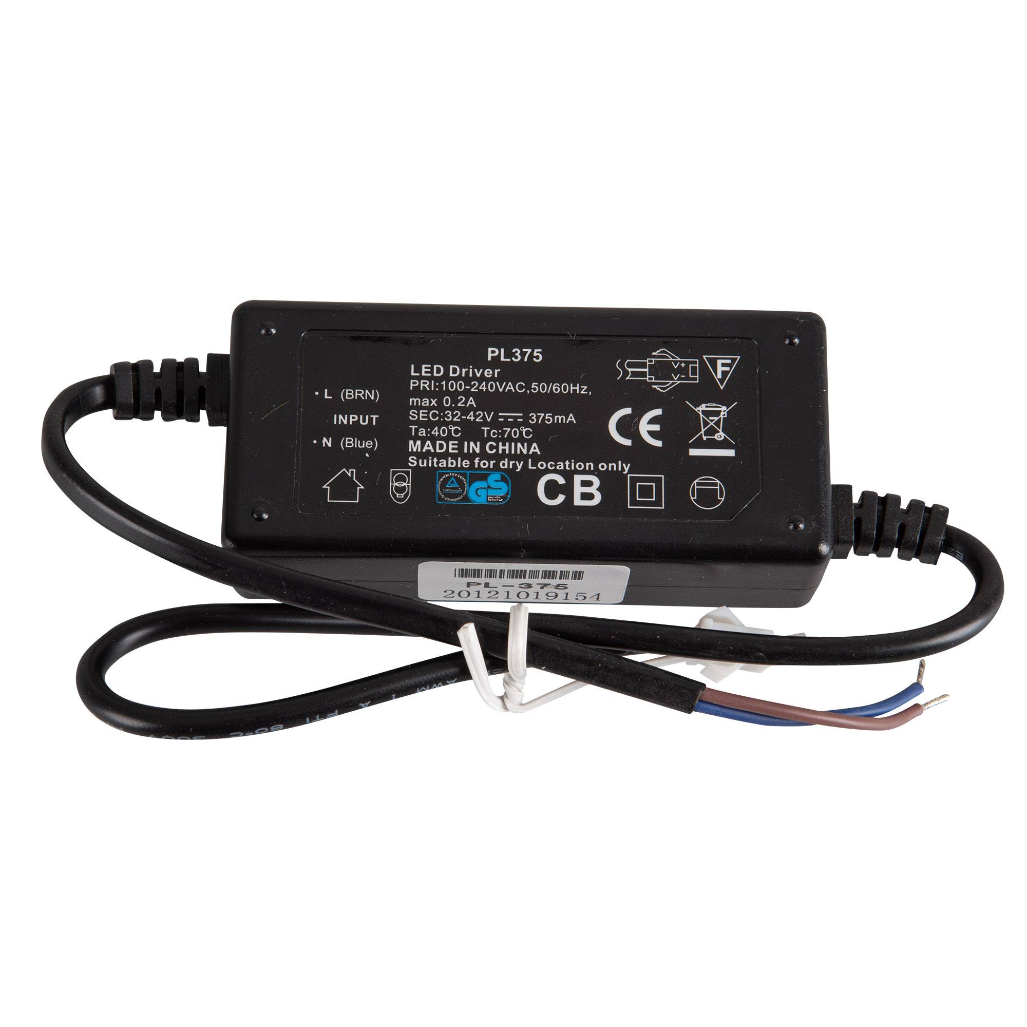 Konstantstromquelle LED 100-240V AC Netzteil 375mA 32-42V-0