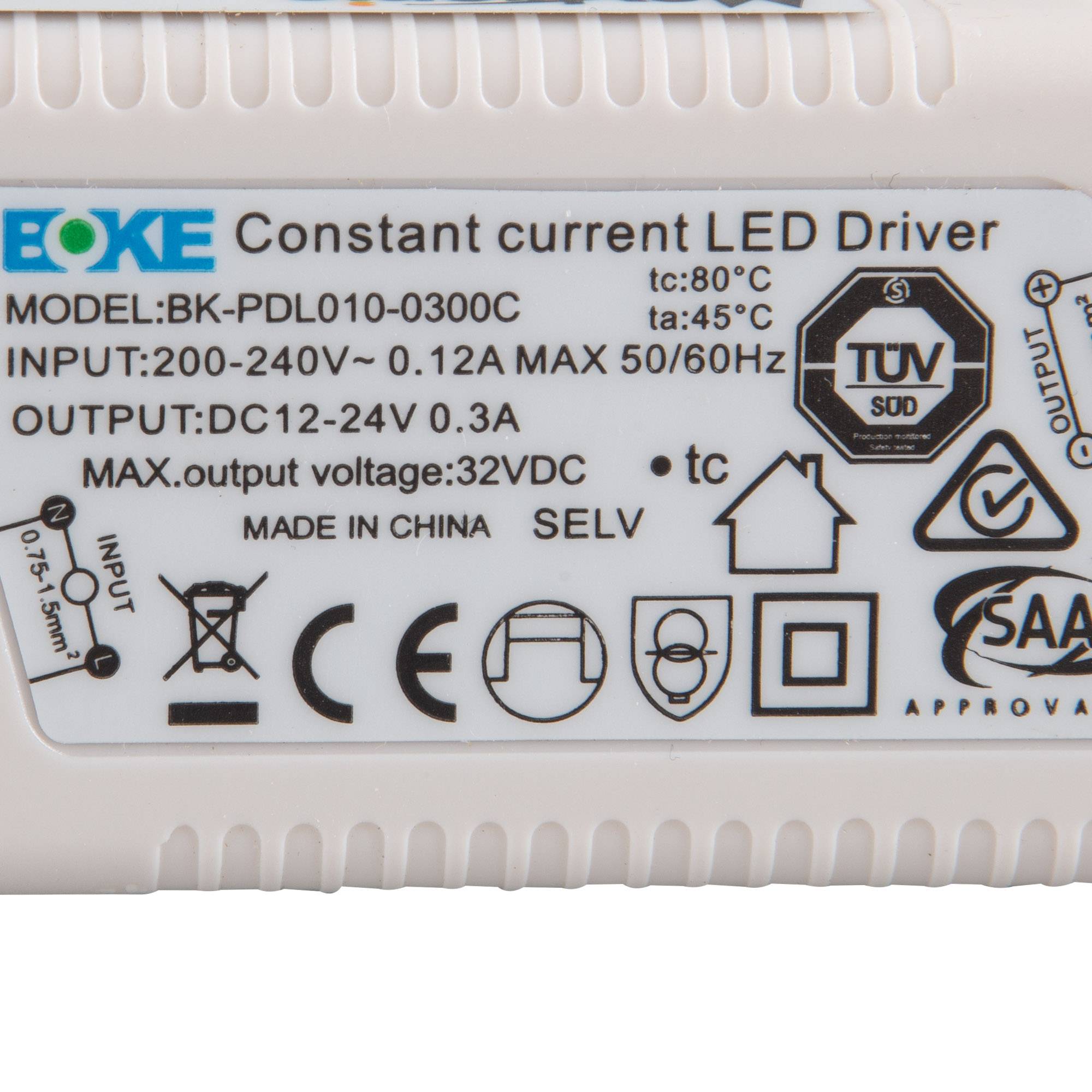 Konstantstromquelle BOKE LED Netzteil 4- 7W 300mA 12-24V DC-1