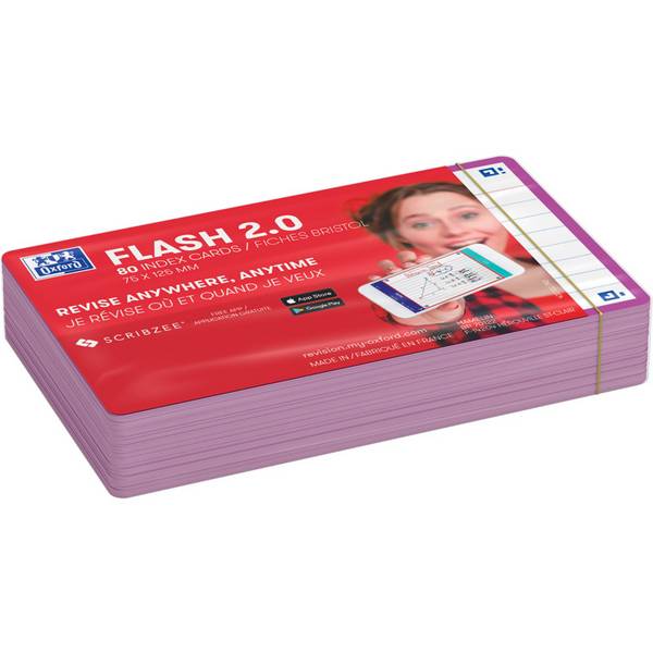 OXFORD - 400133878 - Violett - 75 mm - 125 mm - 80 Stück(e) - Frankreich