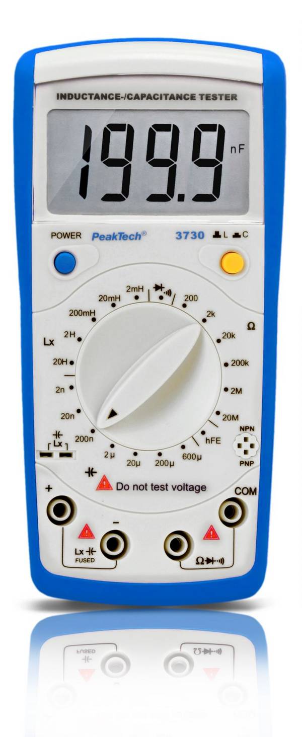 PeakTech P 3730 – LCR-Meter ~ 2.000 Counts ~ 20MOhm ~ 200µF ~ 20H