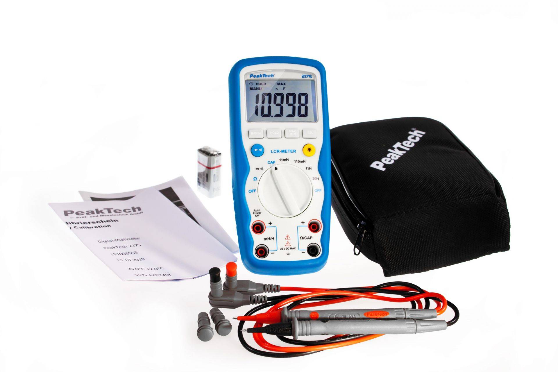 PeakTech P 2175 – LCR-Meter ~ 11.000 Counts ~ max. 110MOhm / 110mF / 20H-2