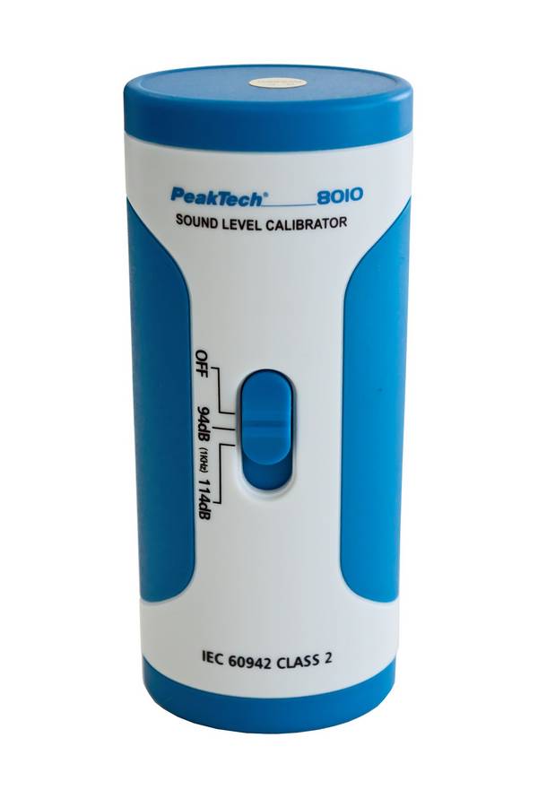 PeakTech P 8010 – Schallpegelkalibrator ~ 94 dB (1 Pa) / 114 dB (10 Pa)