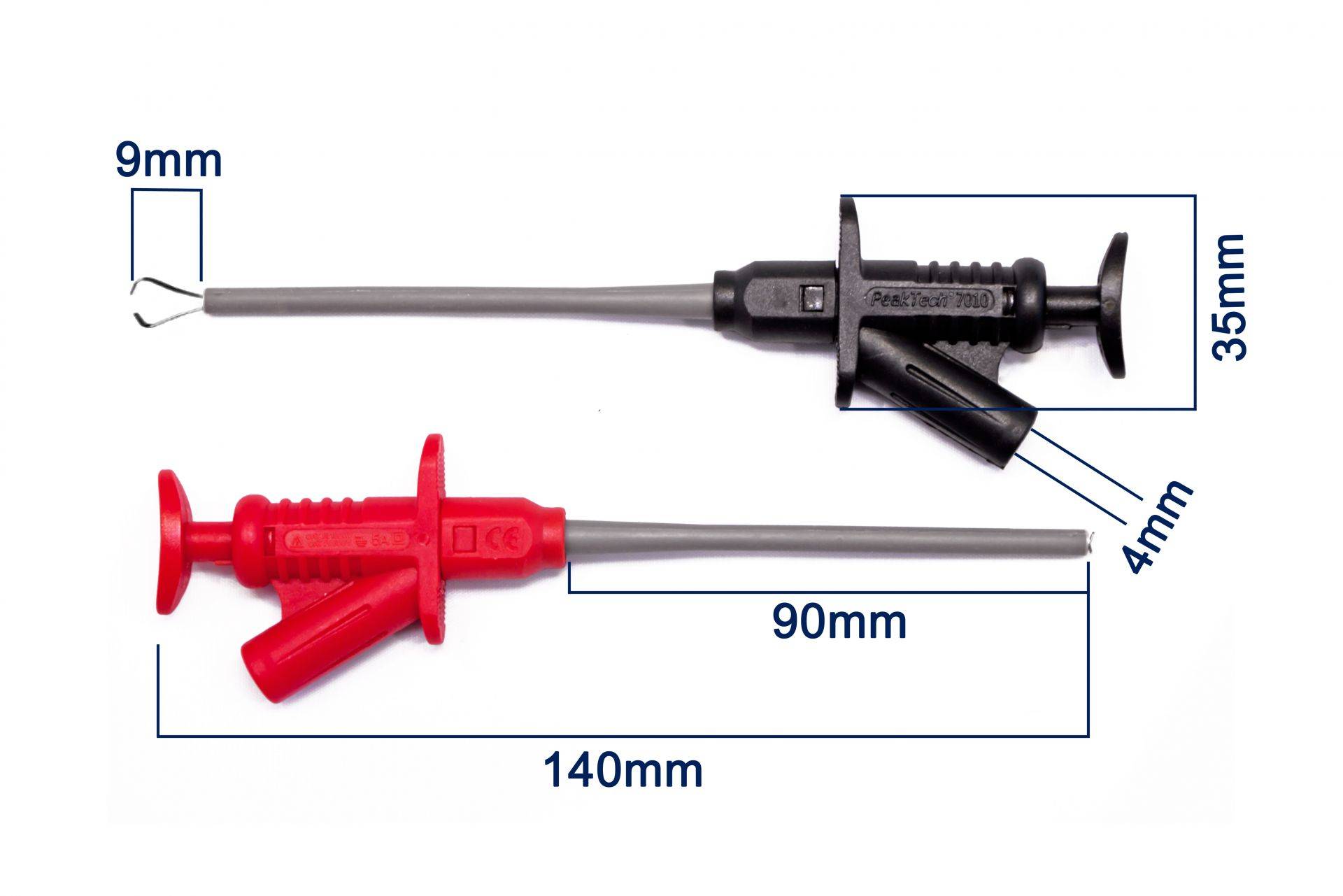 PeakTech P 7010 – Abgreifklemme ~ 1000 V / 5 A ~ mit 4mm Sicherheitsbuchsen-3
