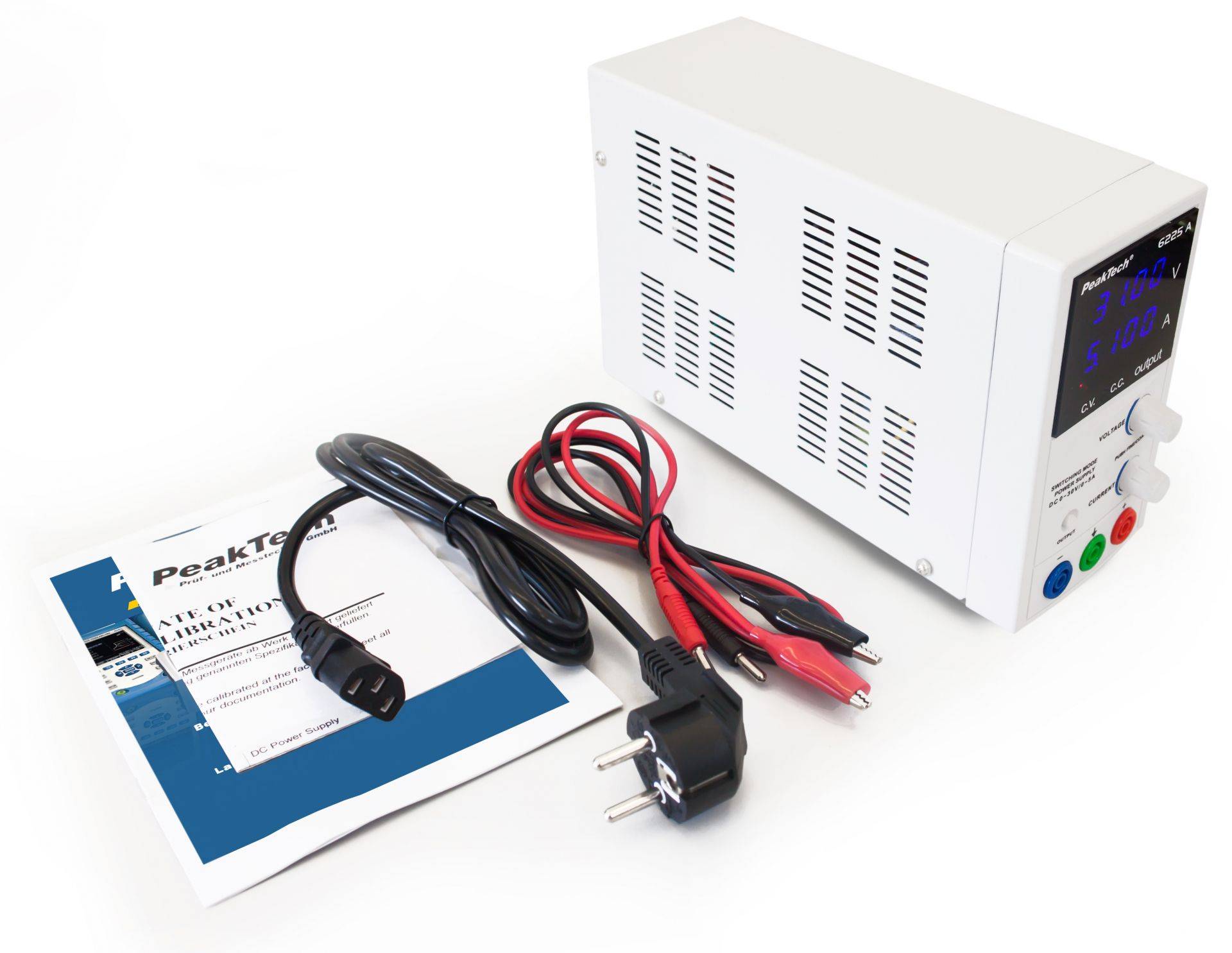 PeakTech P 6225 A – DC Schaltnetzgerät, 0-30V/0-5A-2