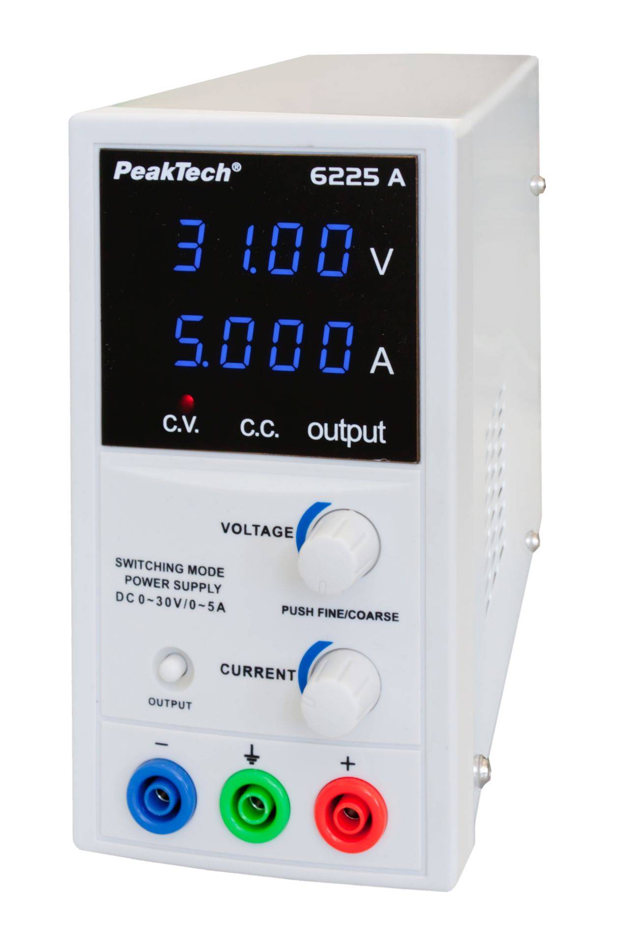 PeakTech P 6225 A – DC Schaltnetzgerät, 0-30V/0-5A-4