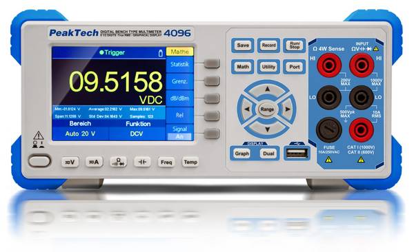PeakTech P 4096 – Digital Tischmultimeter, 5 1/2-stellig
