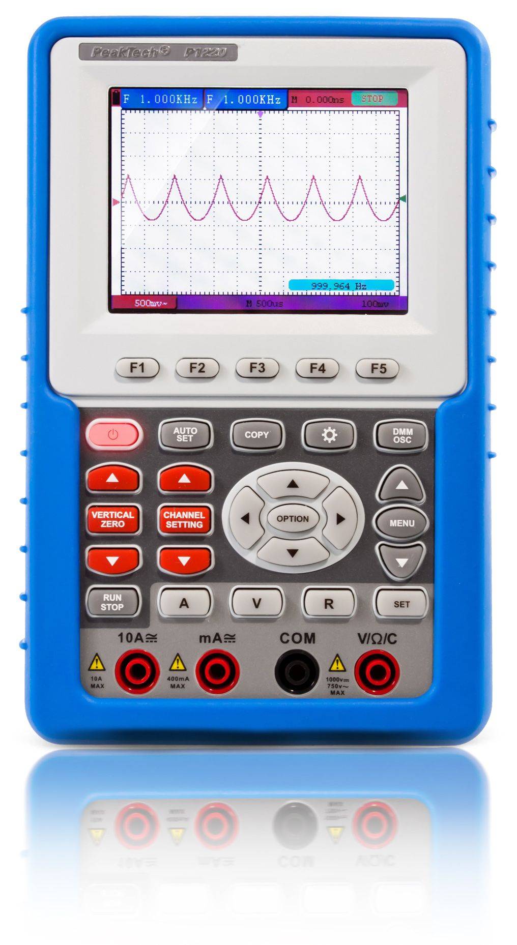 PeakTech P 1220 – 20 MHz / 1 CH Hand-Oszilloskop mit Digitalmultimeter-0