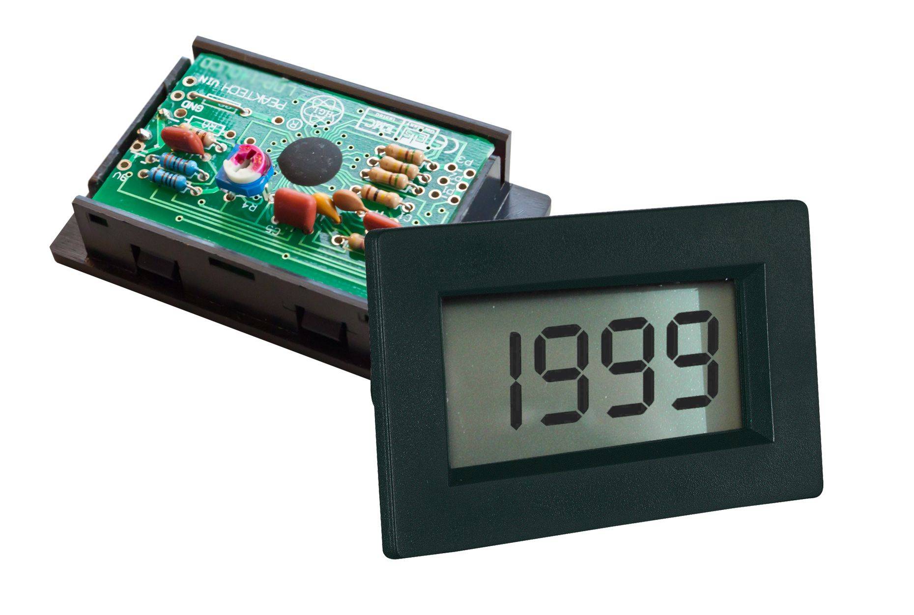 PeakTech LDP-135 – LCD Voltmeter-Einbaumodul ~ 13 mm Ziffernhöhe-2