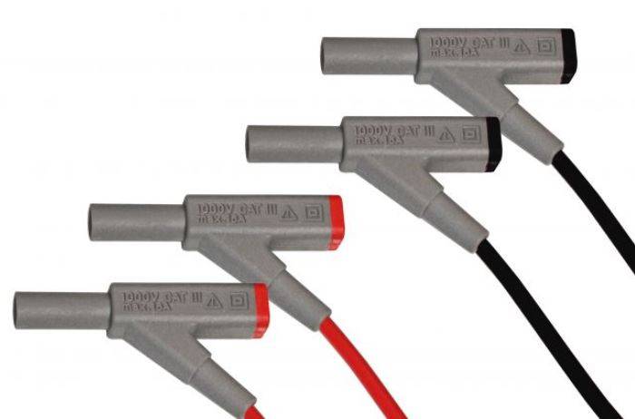 PeakTech P 7025 – Prüfleitungen ~ 1000 V / 16 A ~ mit 4mm Sicherheitsbuchsen und Kupplung-0