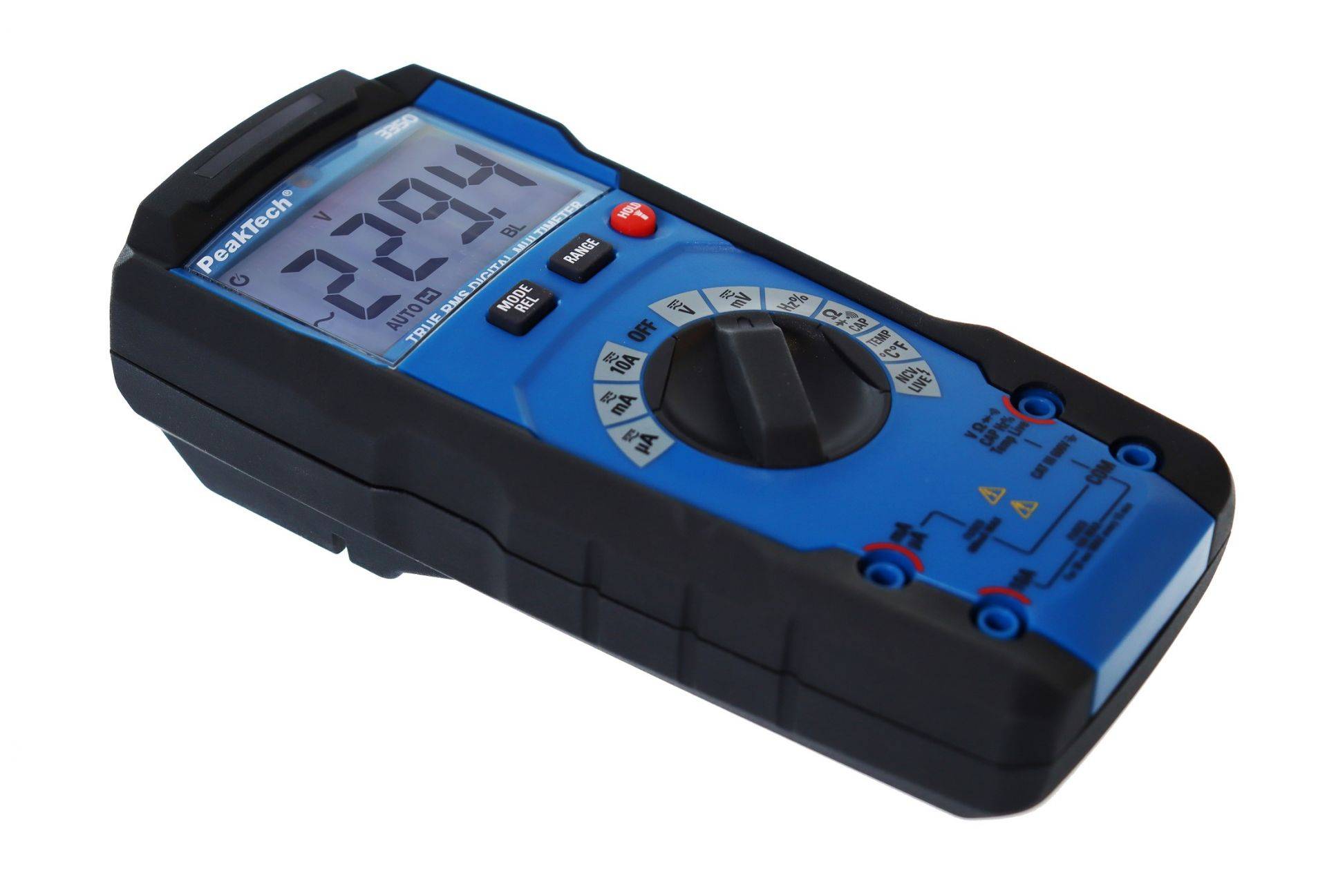 PeakTech P 3350 – True RMS Digitalmultimeter ~ Auto. Range ~ 6.000 Counts ~ 600 V / 10 A AC/DC-3