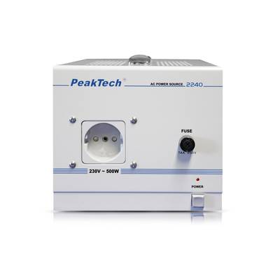 PeakTech P 2240 – Trenntransformator ~ 230 V AC @ 2,5A ~ 500 W