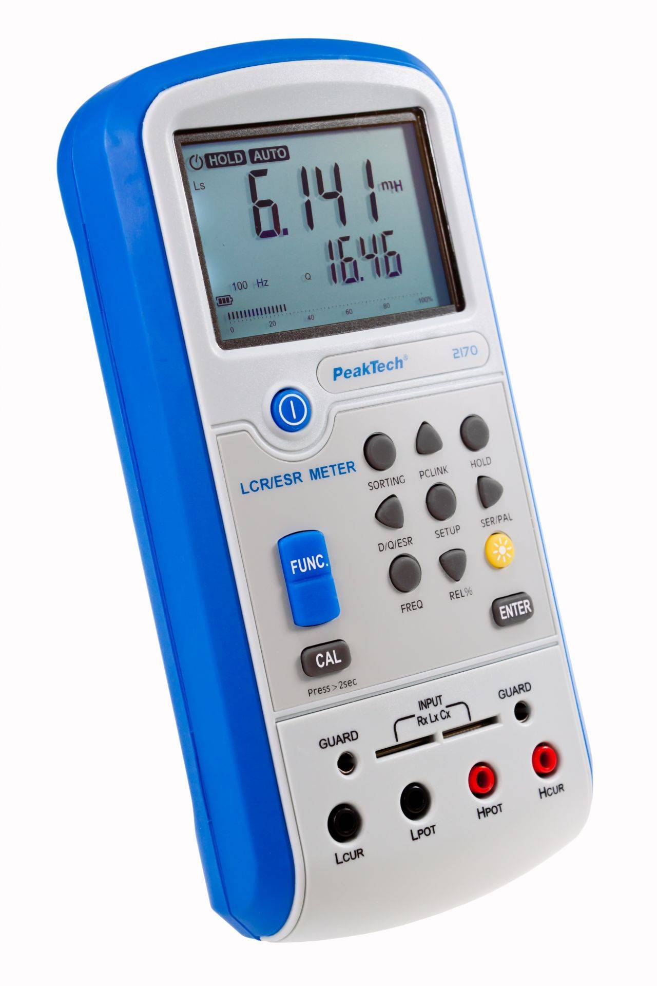 PeakTech P 2170 – LCR-/ESR-Meter, 100 Hz - 100 kHz, mit USB-3