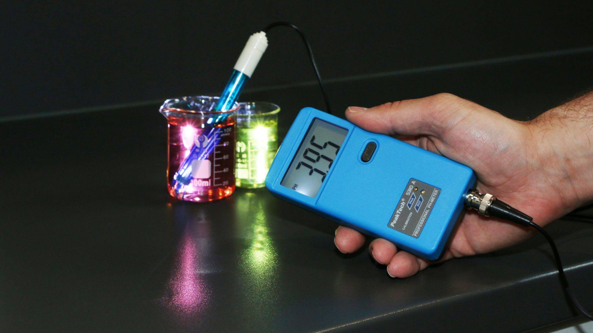 PeakTech P 5310 A – pH-Messgerät mit Kabelsonde-3
