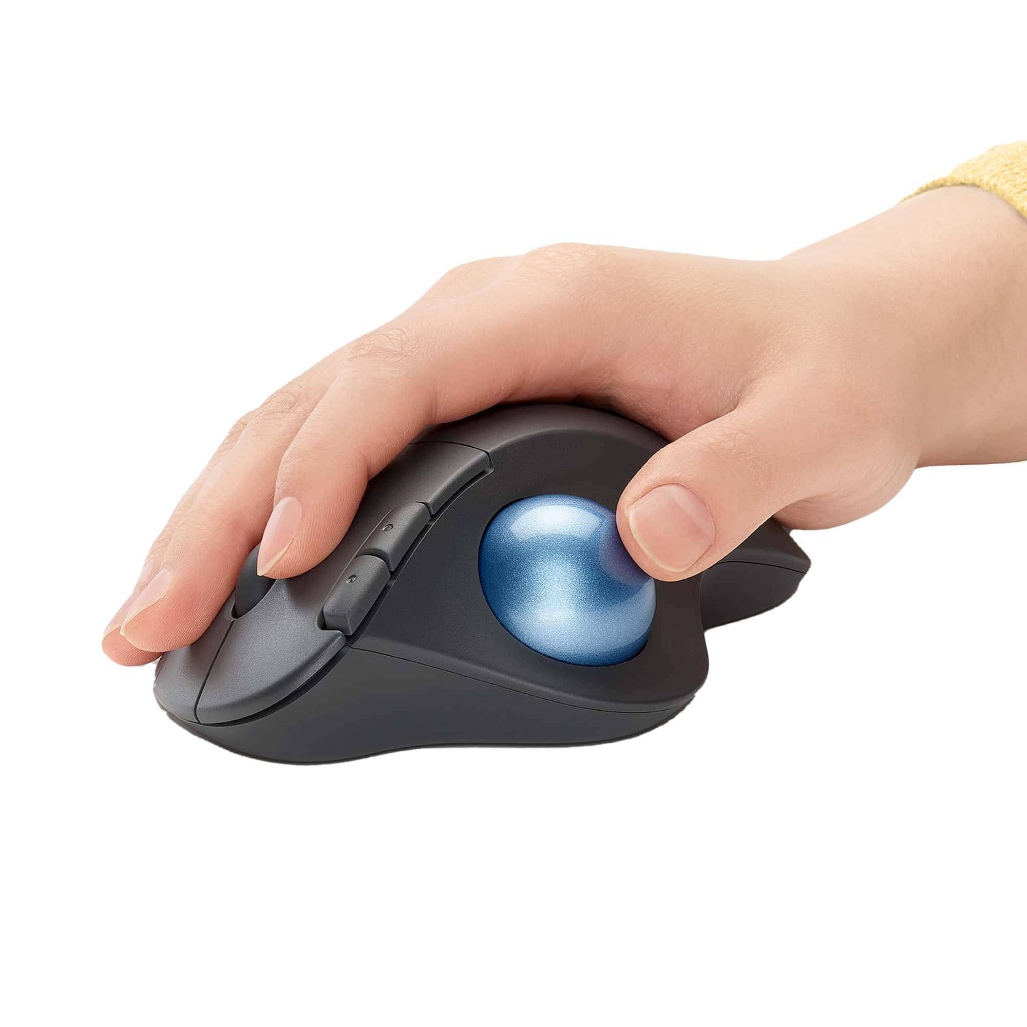Symbolbild für Logitech ERGO M575 Trackball Funk Optisch Schwarz 5 Tasten 2000 dpi Ergonomisch