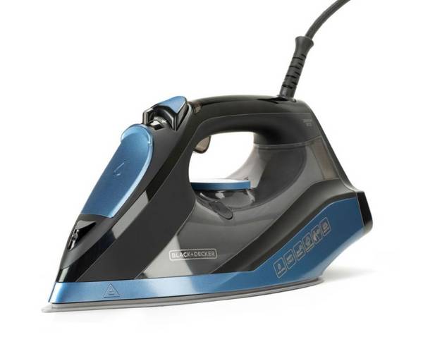 Black & Decker BXIR2801E - Trocken- & Dampfbügeleisen - Keramik-Bügelsohle - 180