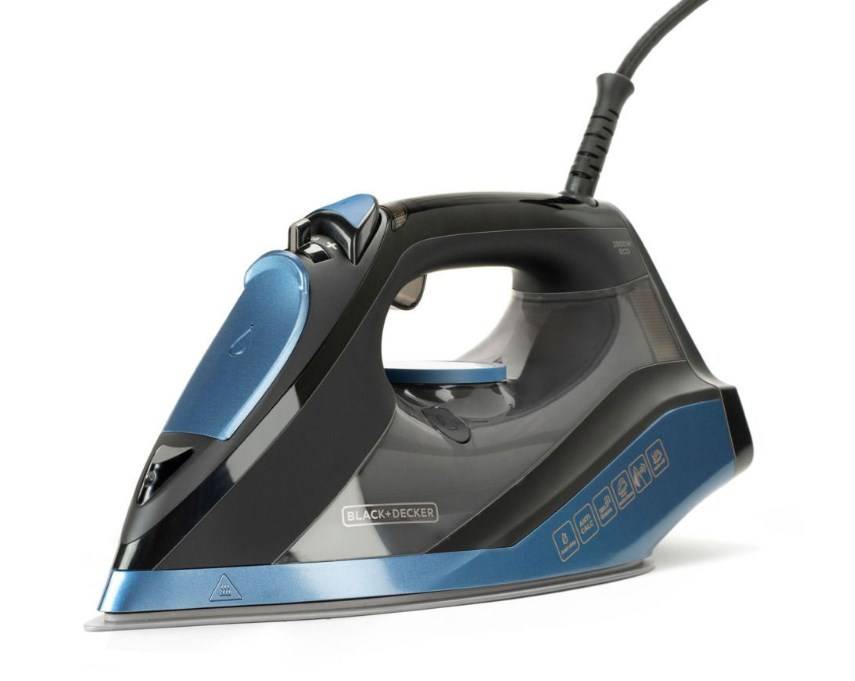Black & Decker BXIR2801E - Trocken- & Dampfbügeleisen - Keramik-Bügelsohle - 180-0