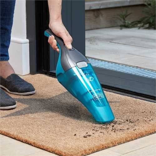 Black+Decker 2-in-1 Nass/Trocken-Handsauger (7.2V, Gummilippe für Nassreinigung aufsteckbar,-3