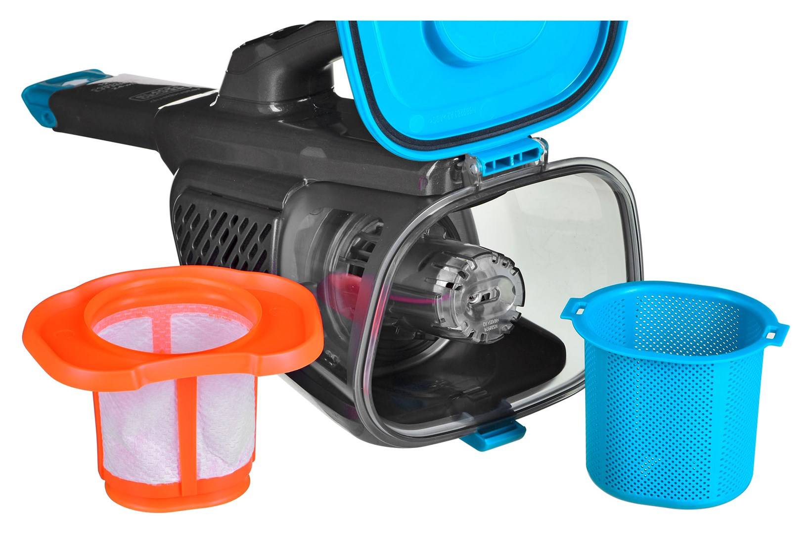 Black & Decker Akku-Handsauger 24 Wh 12 V Lithium Blau/Titanium-5