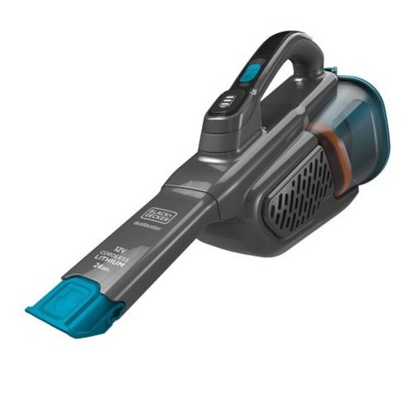 Black & Decker Akku-Handsauger 24 Wh 12 V Lithium Blau/Titanium