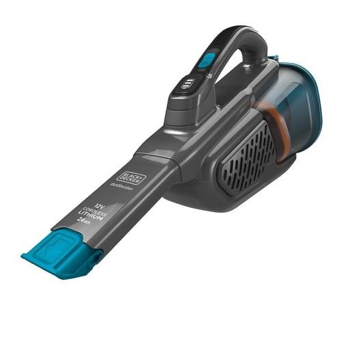 Black & Decker Akku-Handsauger 24 Wh 12 V Lithium Blau/Titanium-0