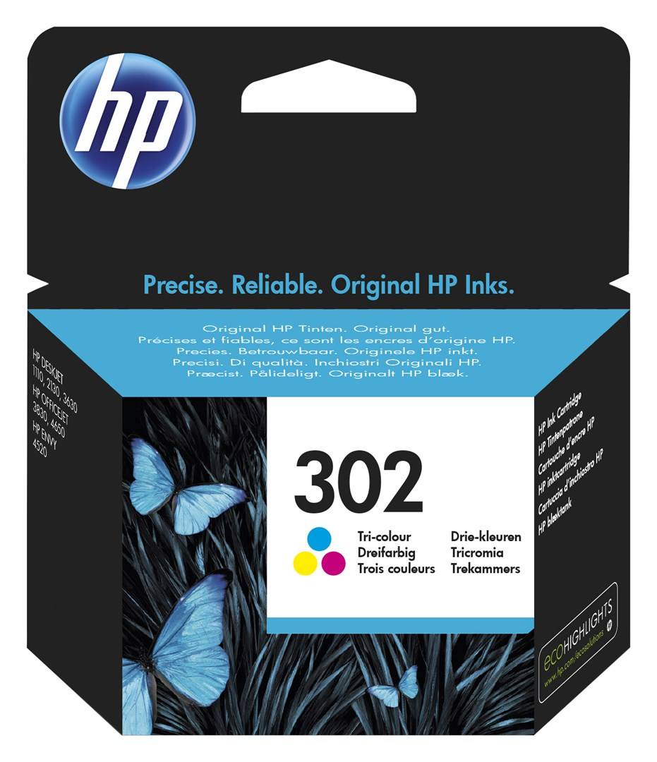 HP 302 - 4 ml - Farbe (Cyan, Magenta, Gelb) - original-1