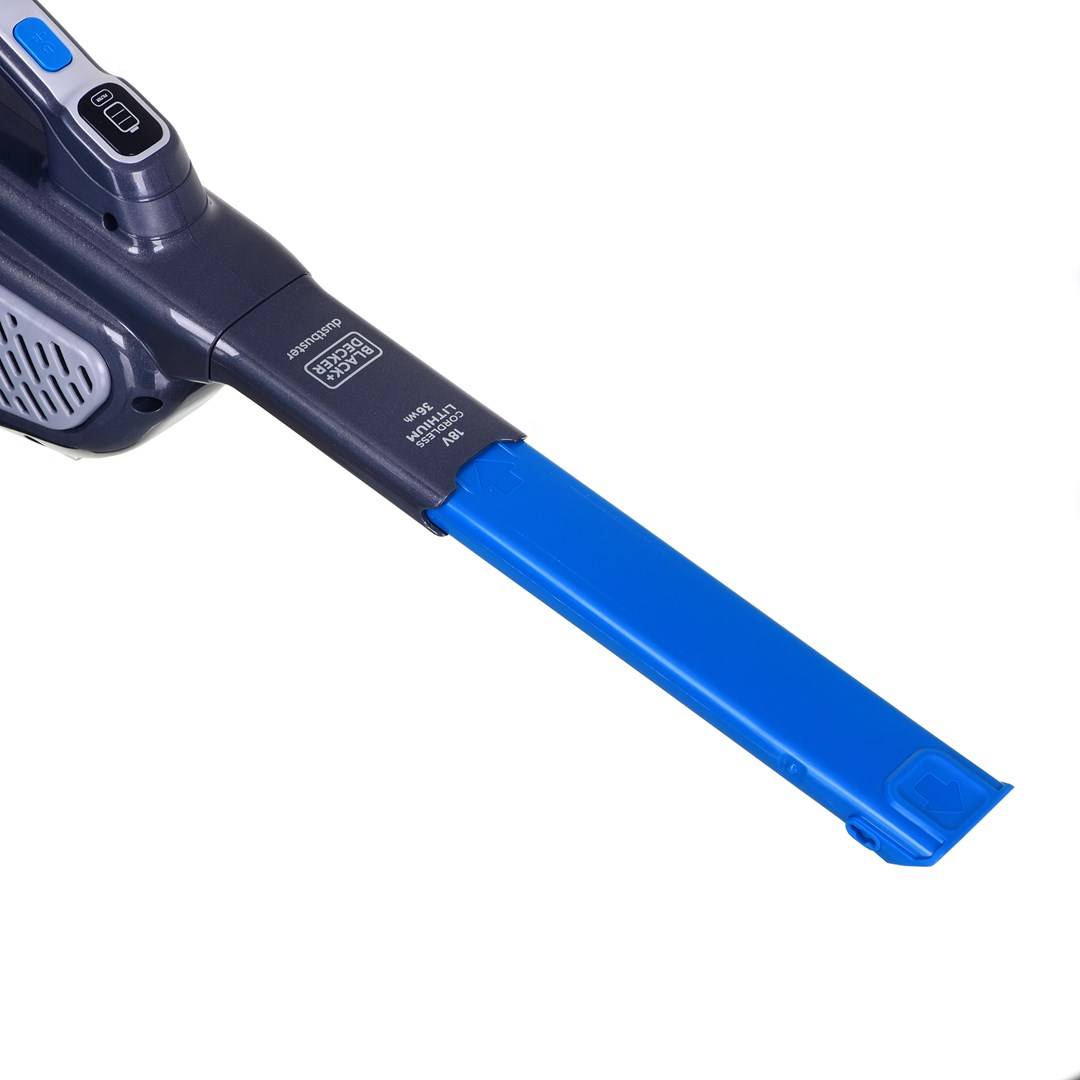 Black & Decker BHHV520BF-QW, Trocken, Zyklonal, Teppich, Harter Boden, Polsterung, Mechanisch, Beutellos, Blau, Silber,-5