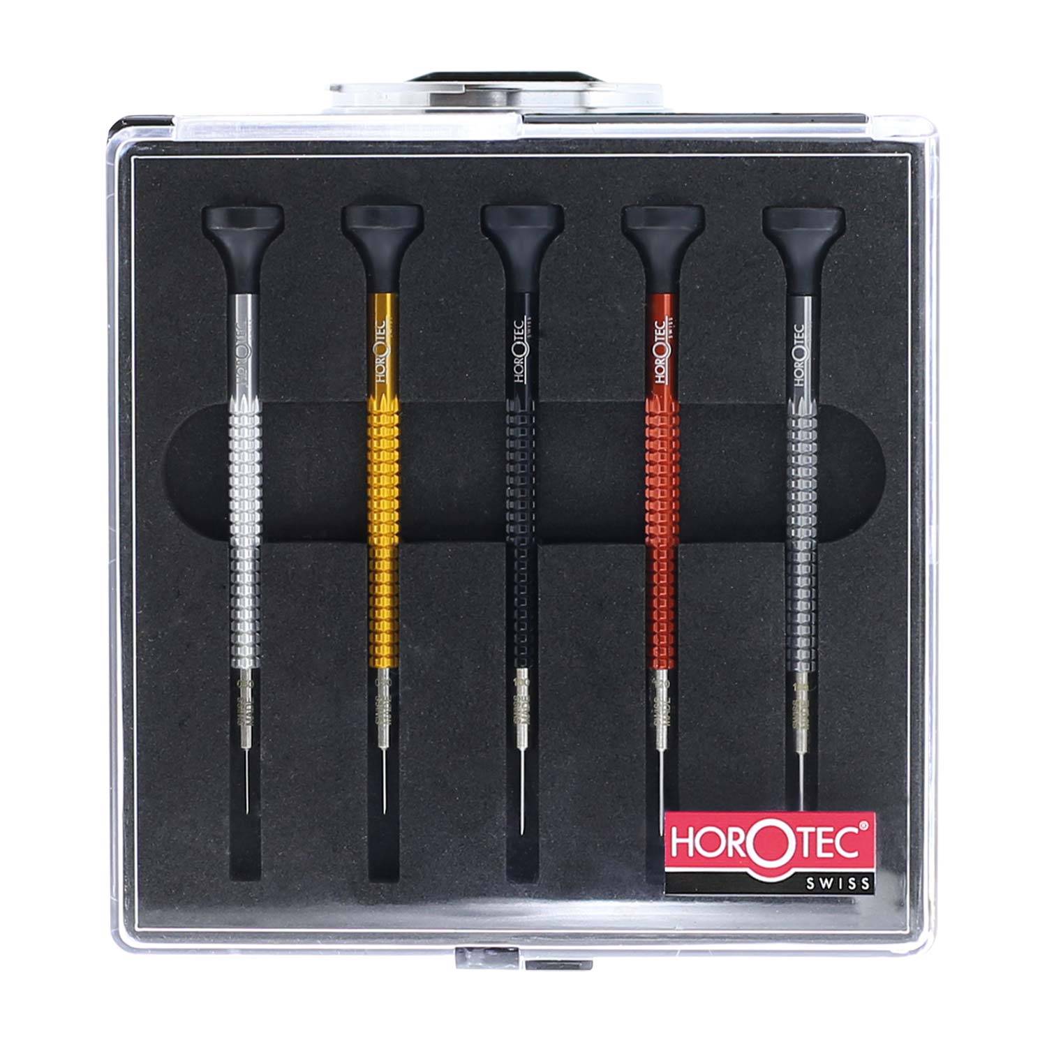 Horotec Schraubendreher-Sortiment in Kunststoffbox Swiss Made Horotec-0
