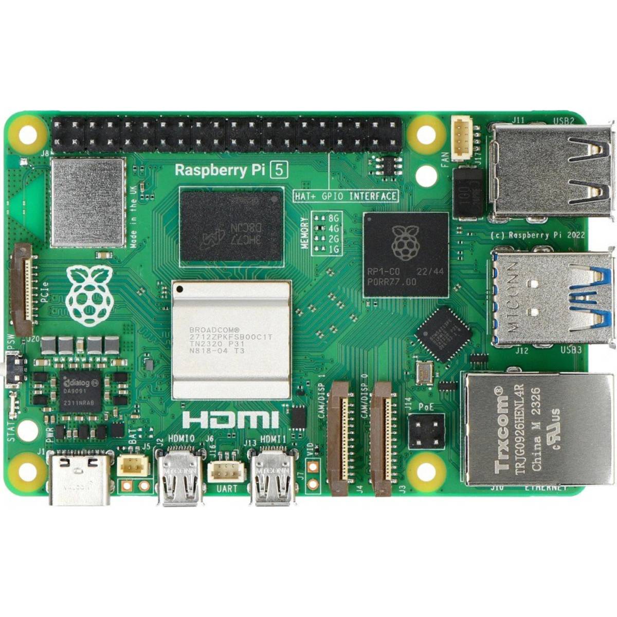 Raspberry Pi® 5 B 16 GB 4 x 2.4 GHz Raspberry Pi® kaufen