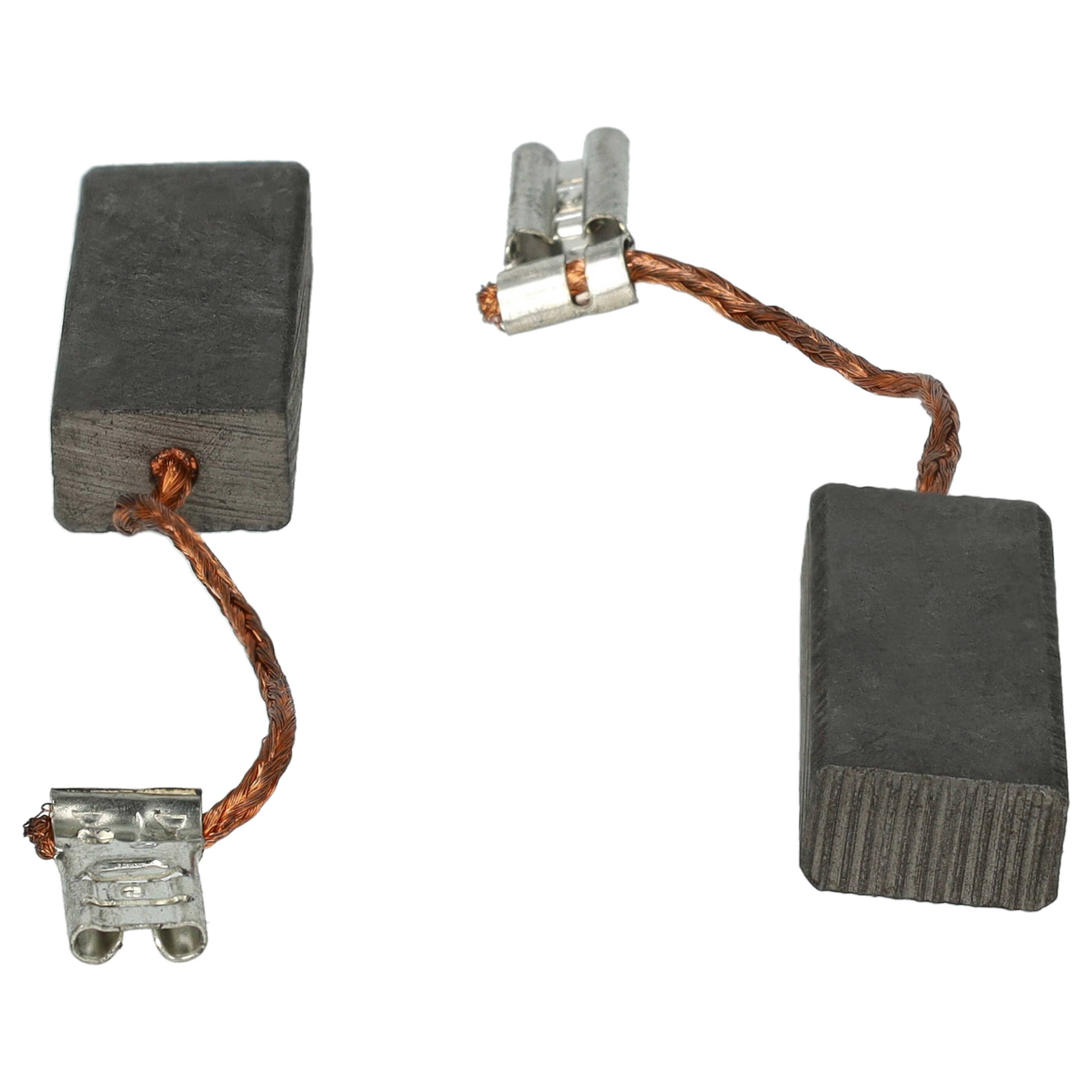 vhbw 2x Kohlebürste 29,2 x 10,9 x 6,1 mm kompatibel mit Viking TE 1000 Elektrowerkzeug, Motorsense, Rasentrimmer-1