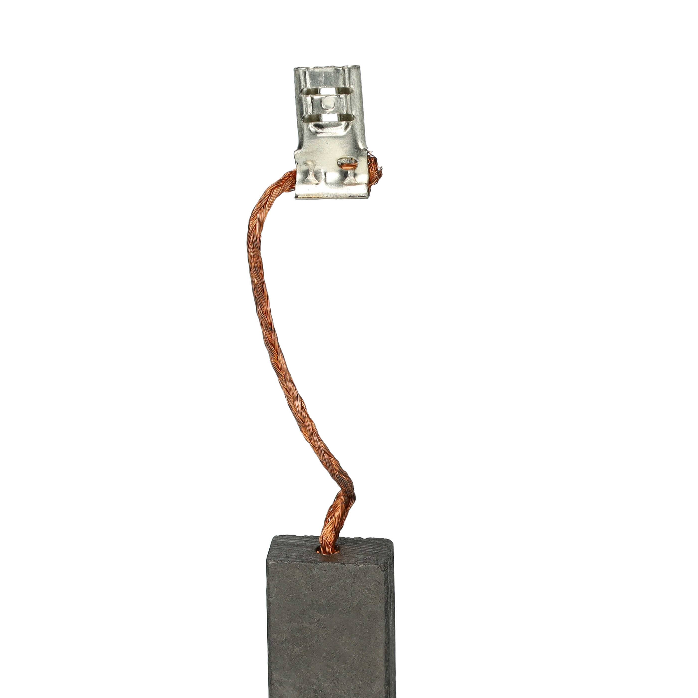 vhbw 2x Kohlebürste 29,2 x 10,9 x 6,1 mm kompatibel mit Viking TE 1000 Elektrowerkzeug, Motorsense, Rasentrimmer-4