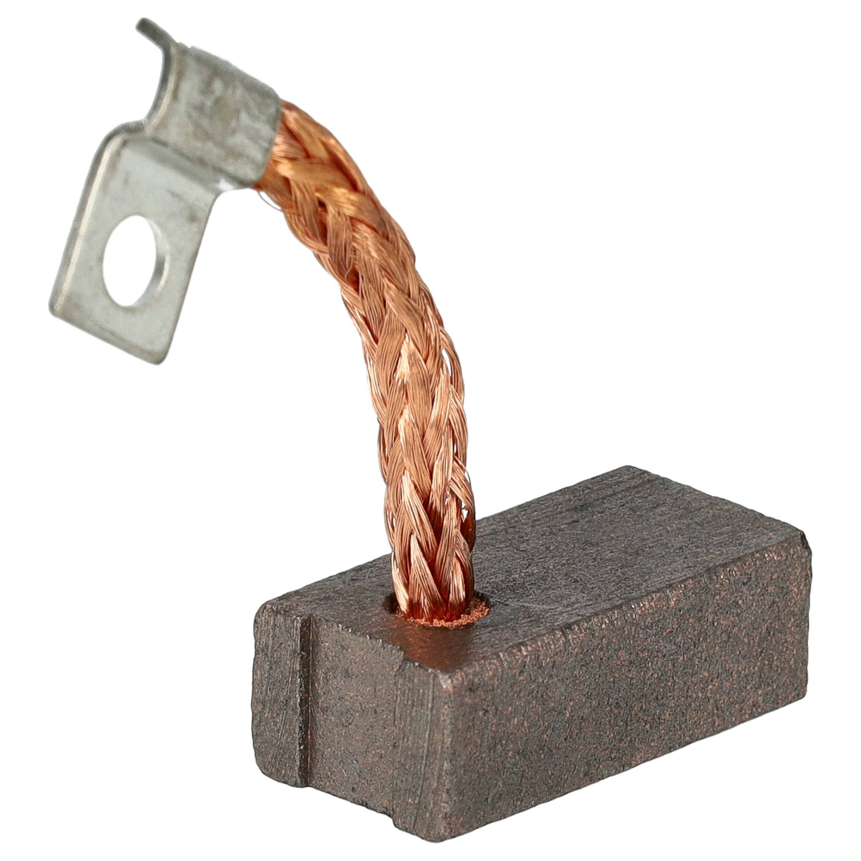 vhbw 4x Kohlebürste 25,3 x 13 x 8,9 mm Ersatz für Abeko 3053148, 160034888 für Nutzfahrzeug-2