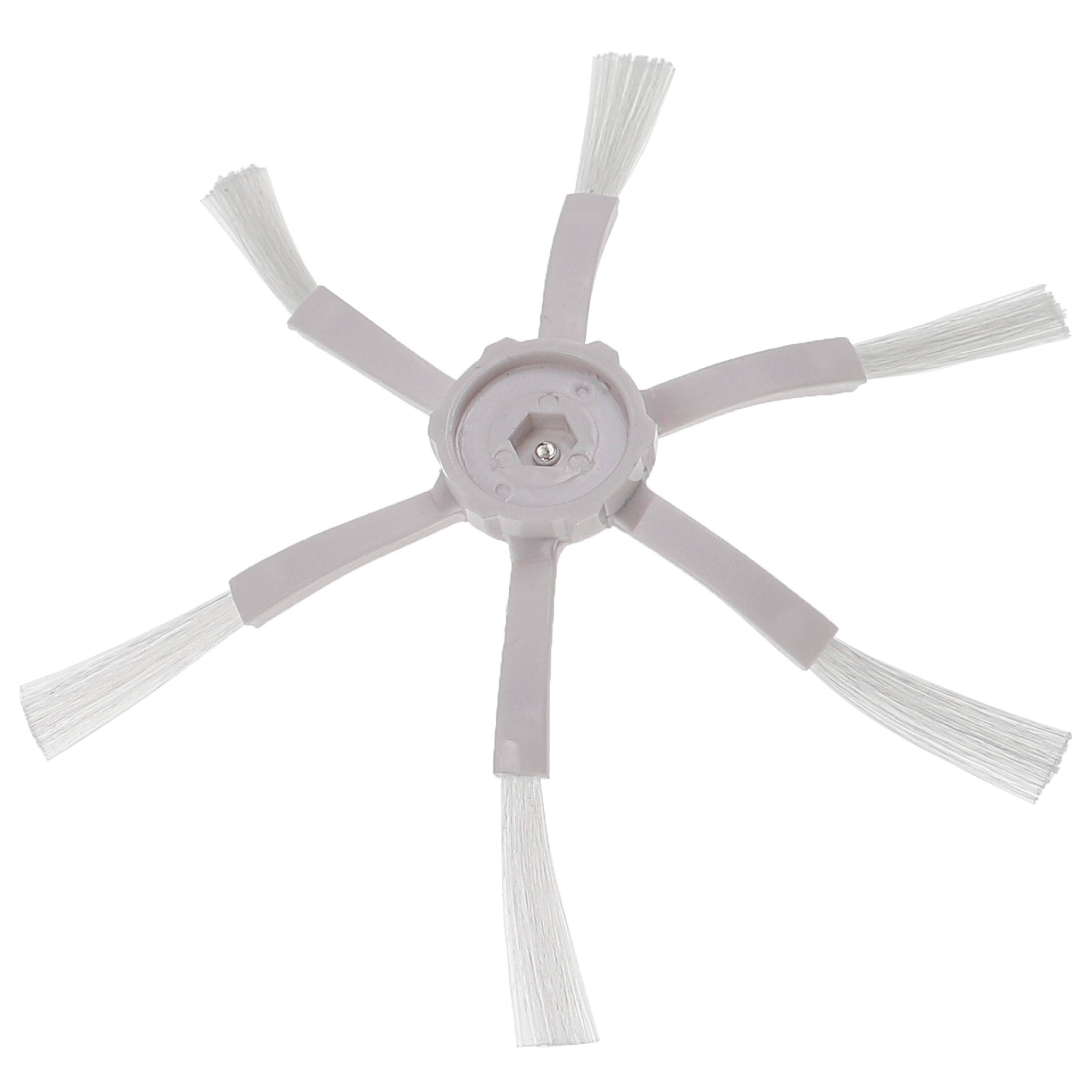 vhbw Seitenbürste kompatibel mit Roborock S6 Max,, MaxV, Pure Saugroboter - weiß-2