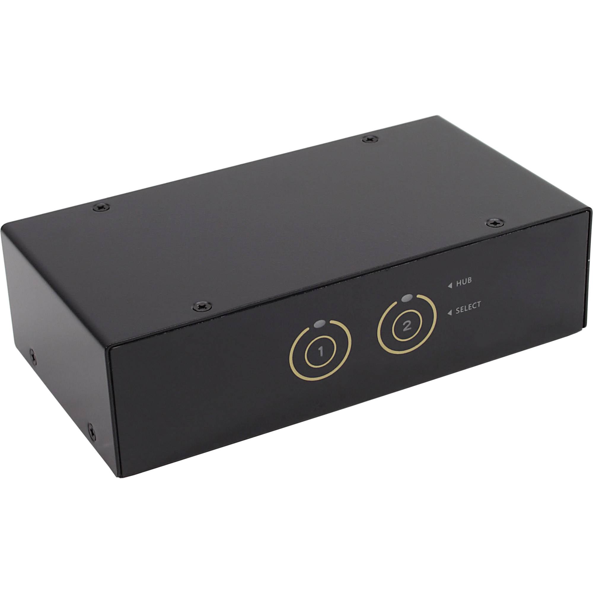 InLine® KVM Desktop Switch, 2-fach, DisplayPort, USB 3.0 Hub, mit Audio-0