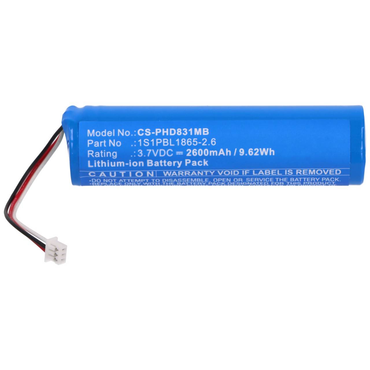 Akku passend für Philips Avent SCD833, SCD835, SCD843, SCD845, ersetzt Philips 1S1PBL1865-2.6 Akku, 3,7V 2600mAh-1