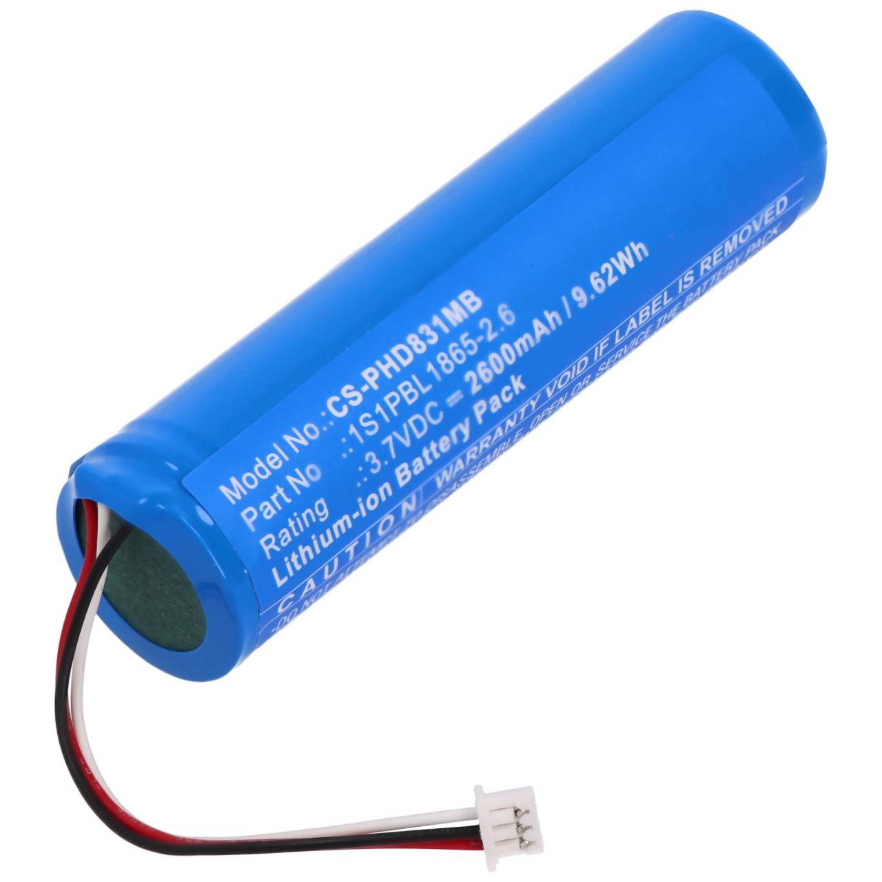 Akku passend für Philips Avent SCD833, SCD835, SCD843, SCD845, ersetzt Philips 1S1PBL1865-2.6 Akku, 3,7V 2600mAh-2