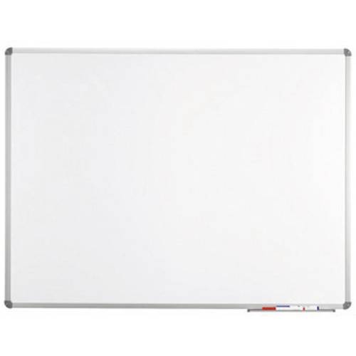 Maul Whiteboard MAULstandard, Emaille (B x H) 300 cm x 120 cm Weiß emaillebeschichtet Inkl. Ablageschale, Quer- oder Hoc...