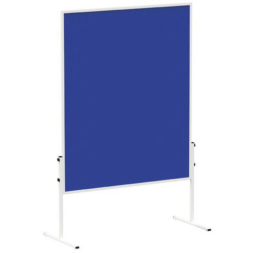 Maul Moderationstafel MAULsolid (B x H) 120 cm x 150 cm Filz Blau Inkl. Rollen, Pinntafel, beidseitig verwendbar 6365482