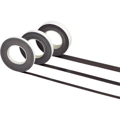 MAUL Magnetband, Länge: 10 m, Breite: 10 mm, schwarz (8716589)