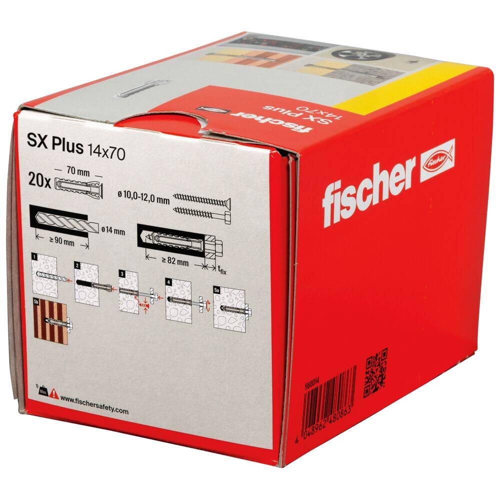 Fischer Deutschl. Dübel SX Plus 14x70 14 mm, 90 70 mm-1